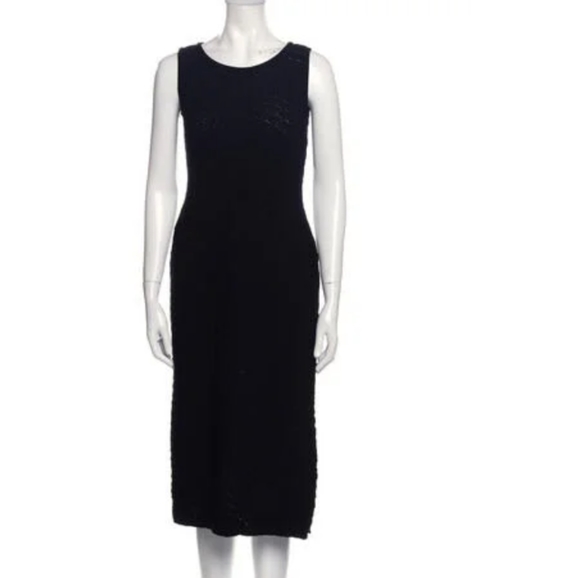 ST. JOHN Scoop Neck Midi Length Dress - Picture 1 of 5